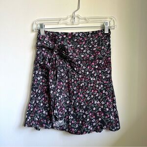 Lovers + Friends Gina Wrap Floral Skirt